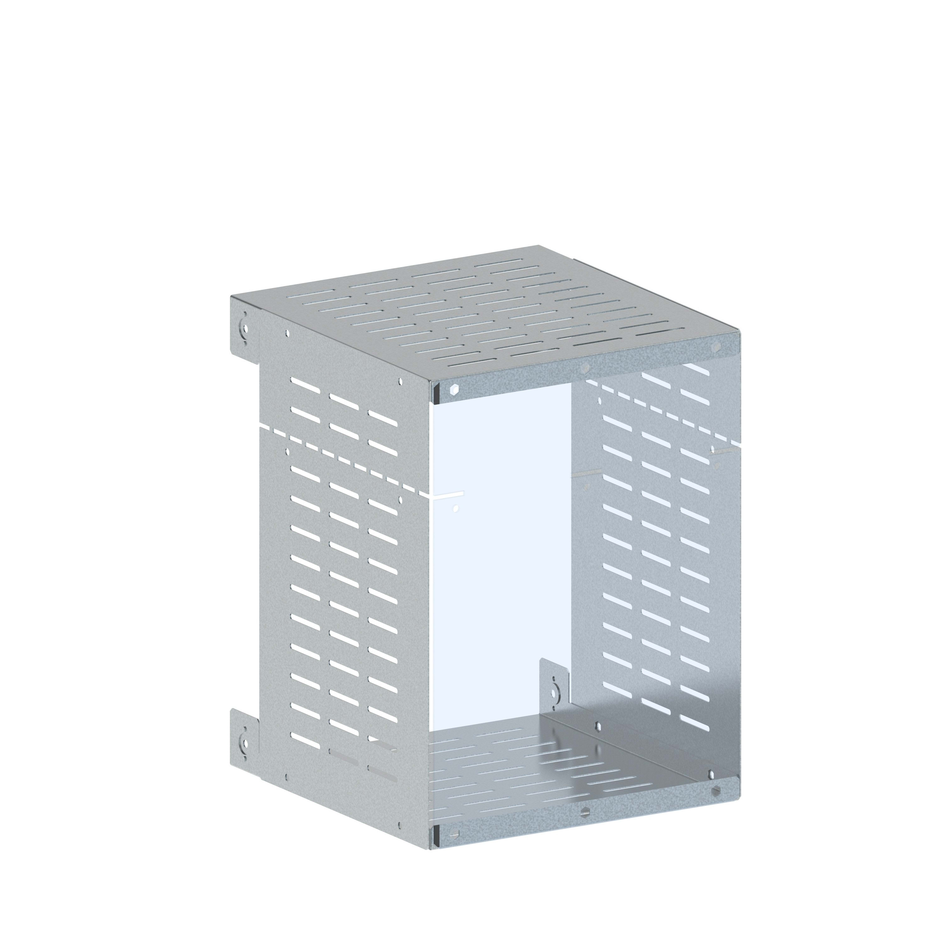 Legrand - Boîtier cloisonnement sorties prise avant forme 4B H 300mm a 400mm XL3HP 6300