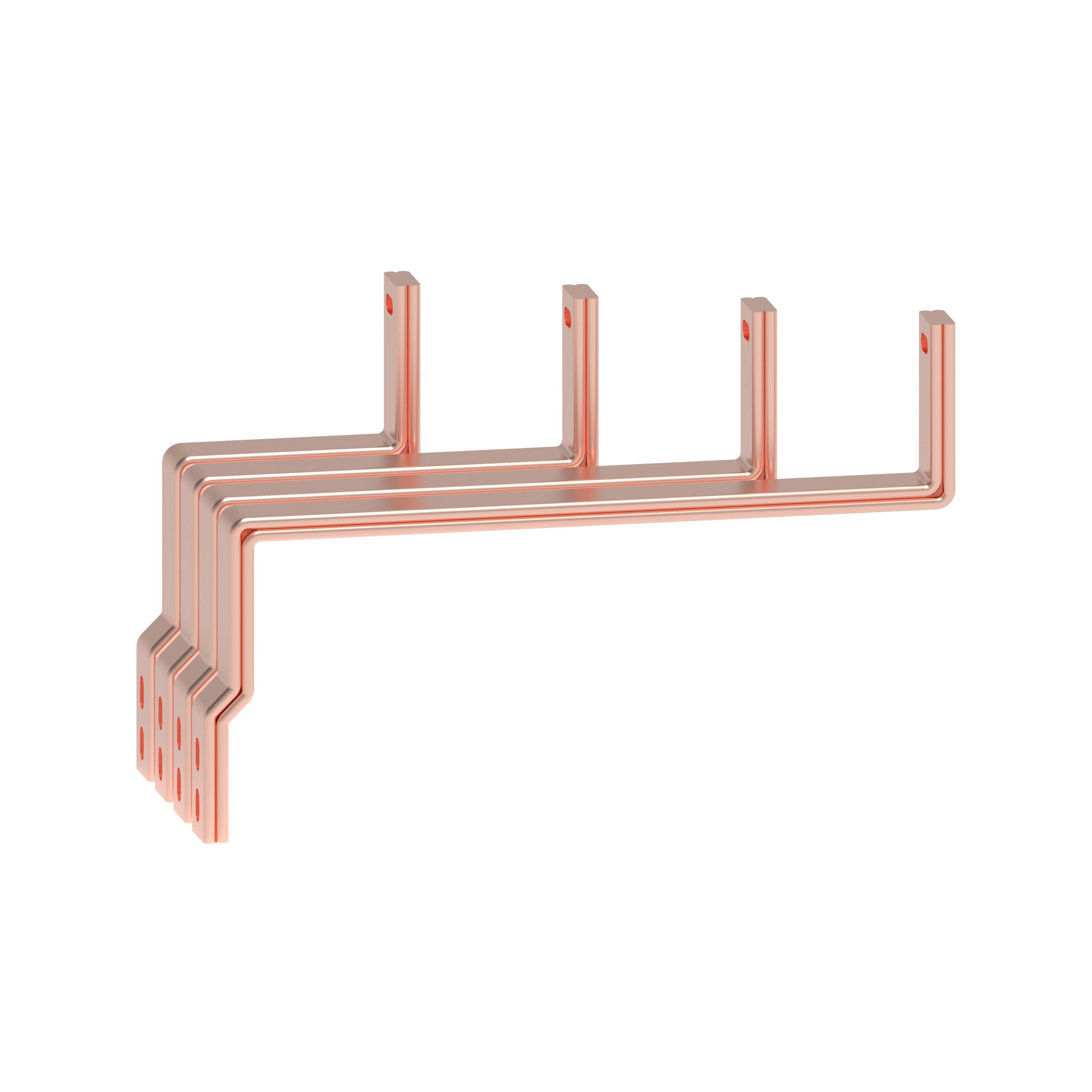 Legrand - Kit alimentation châssis IS barres alu 2500A entraxe 125mm arrière - XL3HP 6300