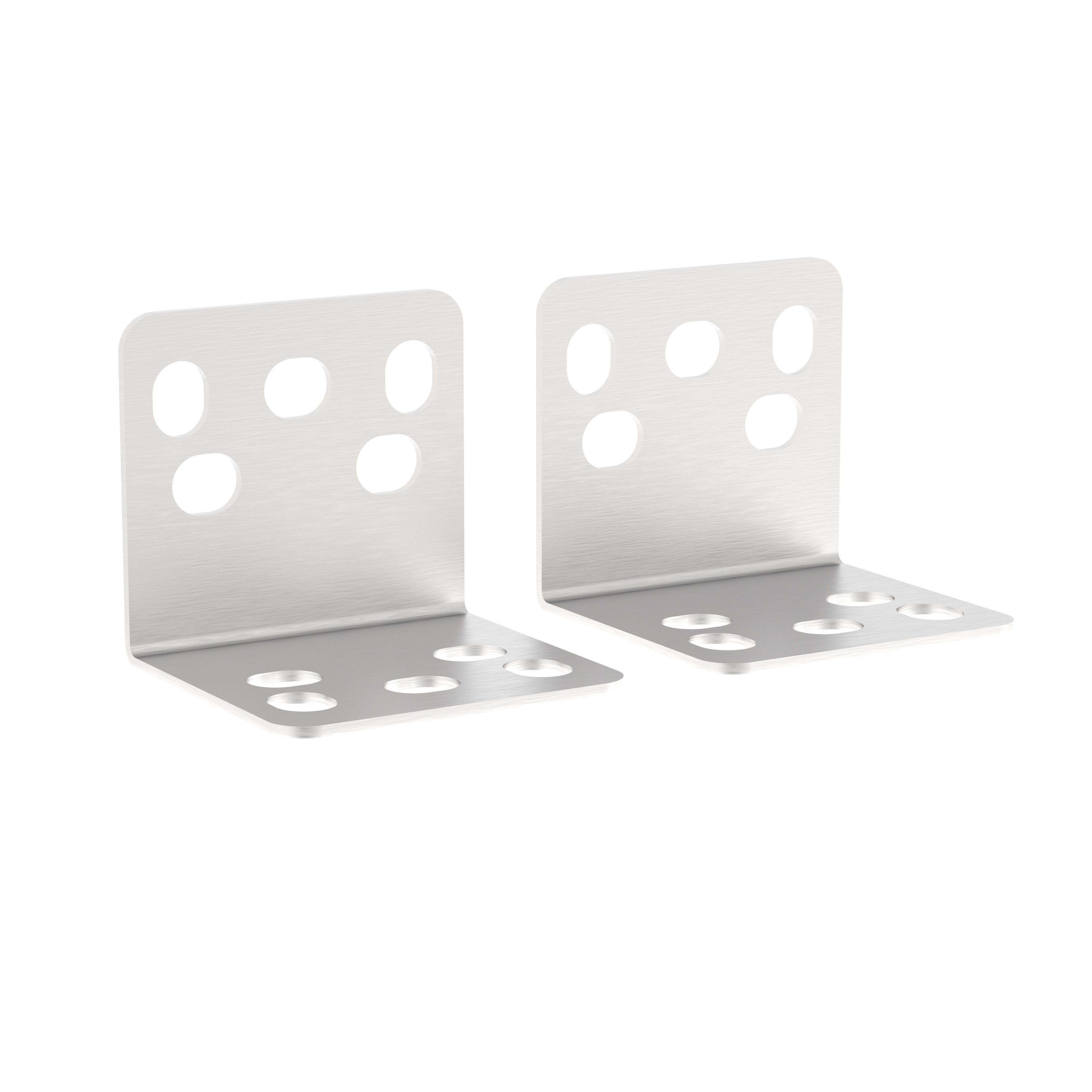 Legrand - Jeu de 2 pattes métalliques pour fixation murale XL3HP 6300