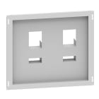 Legrand - Plastron 2 DPX3630 vertical fixe diff inverseur cde L800 XL3HP 6300