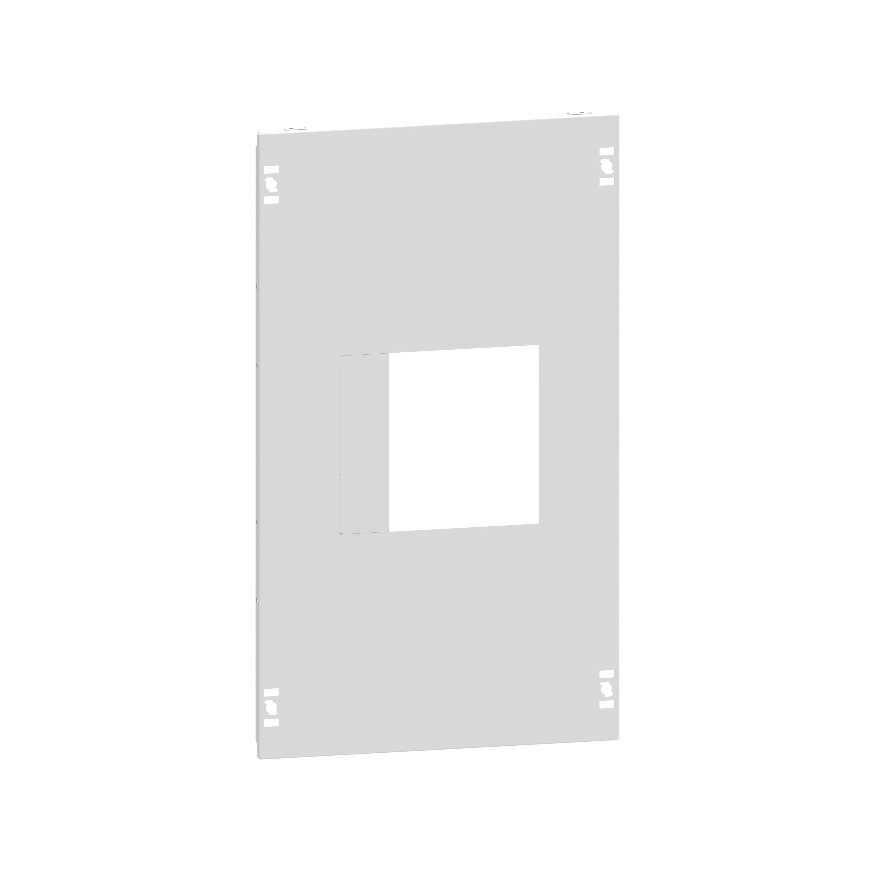 Legrand - Plastron XL3HP 6300 - 1 DPX3400 1000V - Vertical fixe - L450mm - epoxy RAL7035