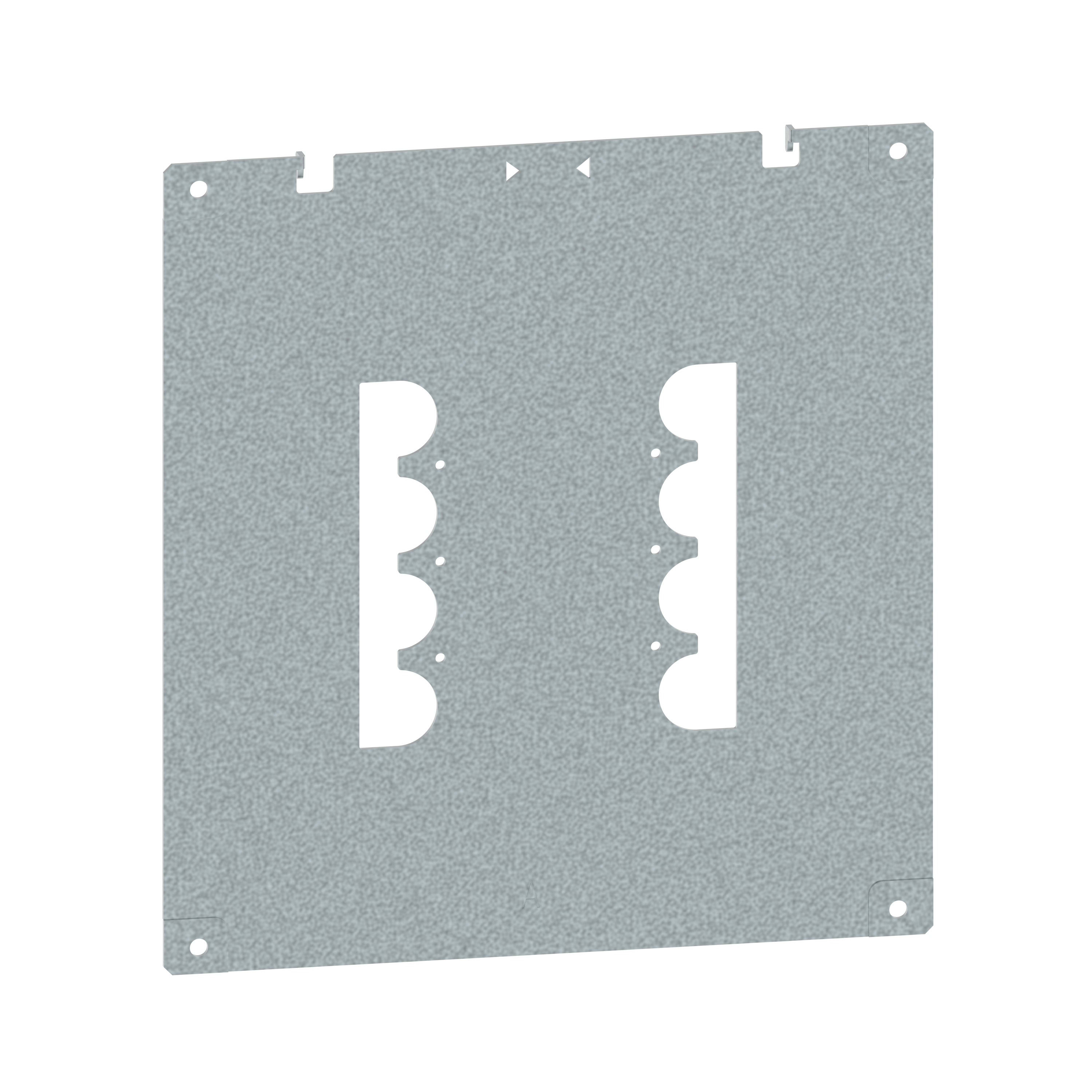 Legrand - Platine 1 DPX-IS 250 horizontal fixe cde frontale L450/600/800 XL3HP 6300