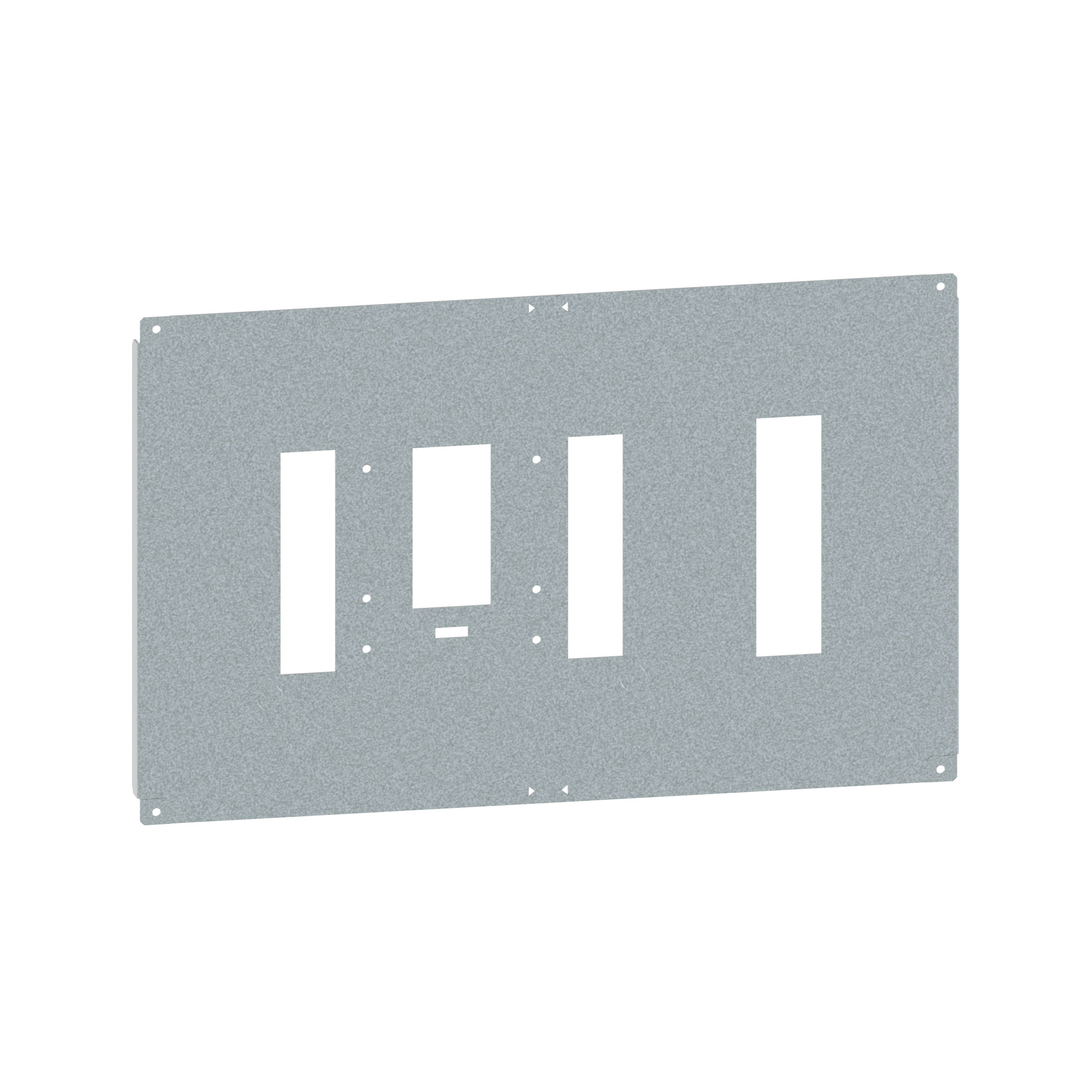 Legrand - Platine 1 DPX3630 horiz debro diff avec/sans cde L800 XL3HP 6300