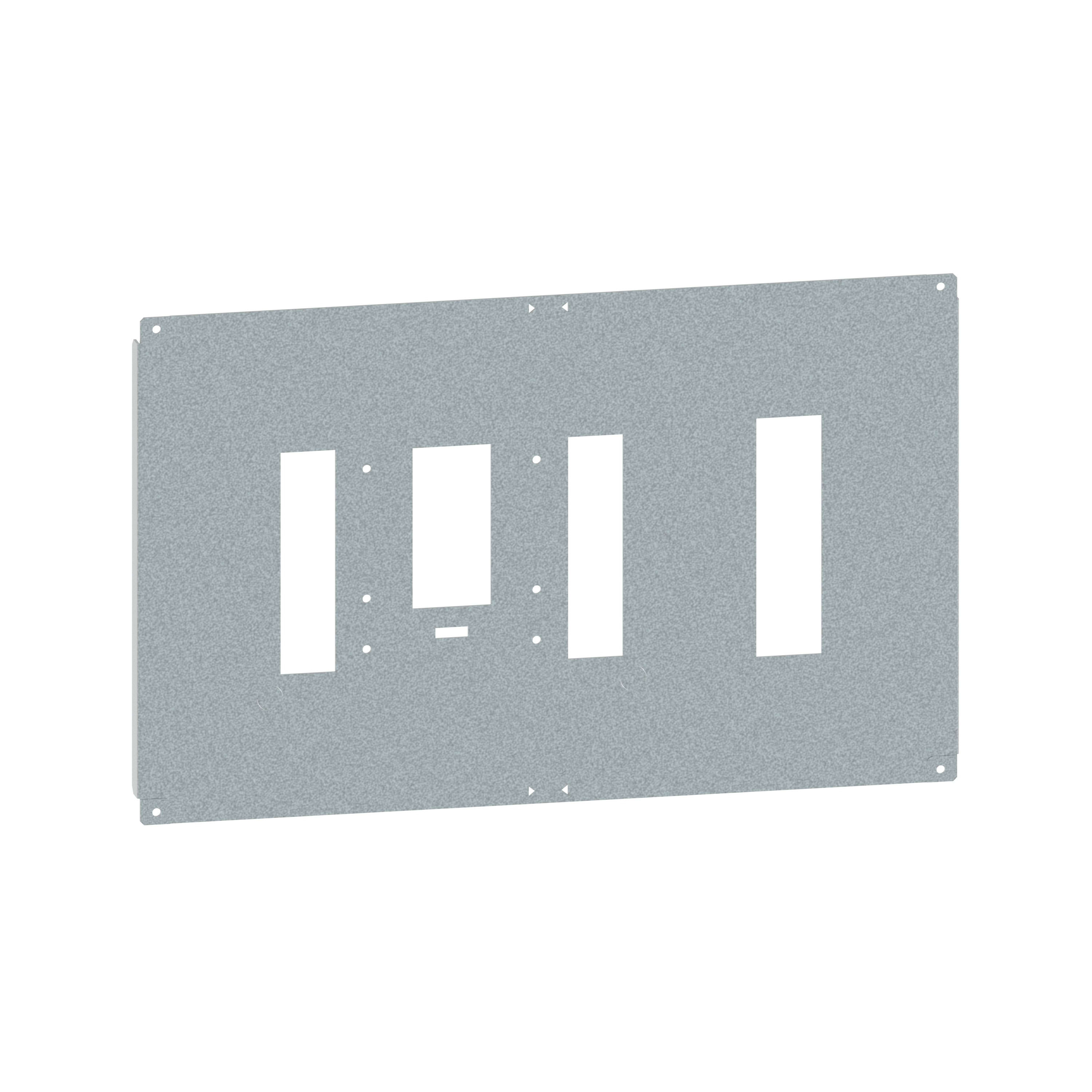 Legrand - Platine 1 DPX3630 horiz debro diff avec/sans cde L800 XL3HP 6300