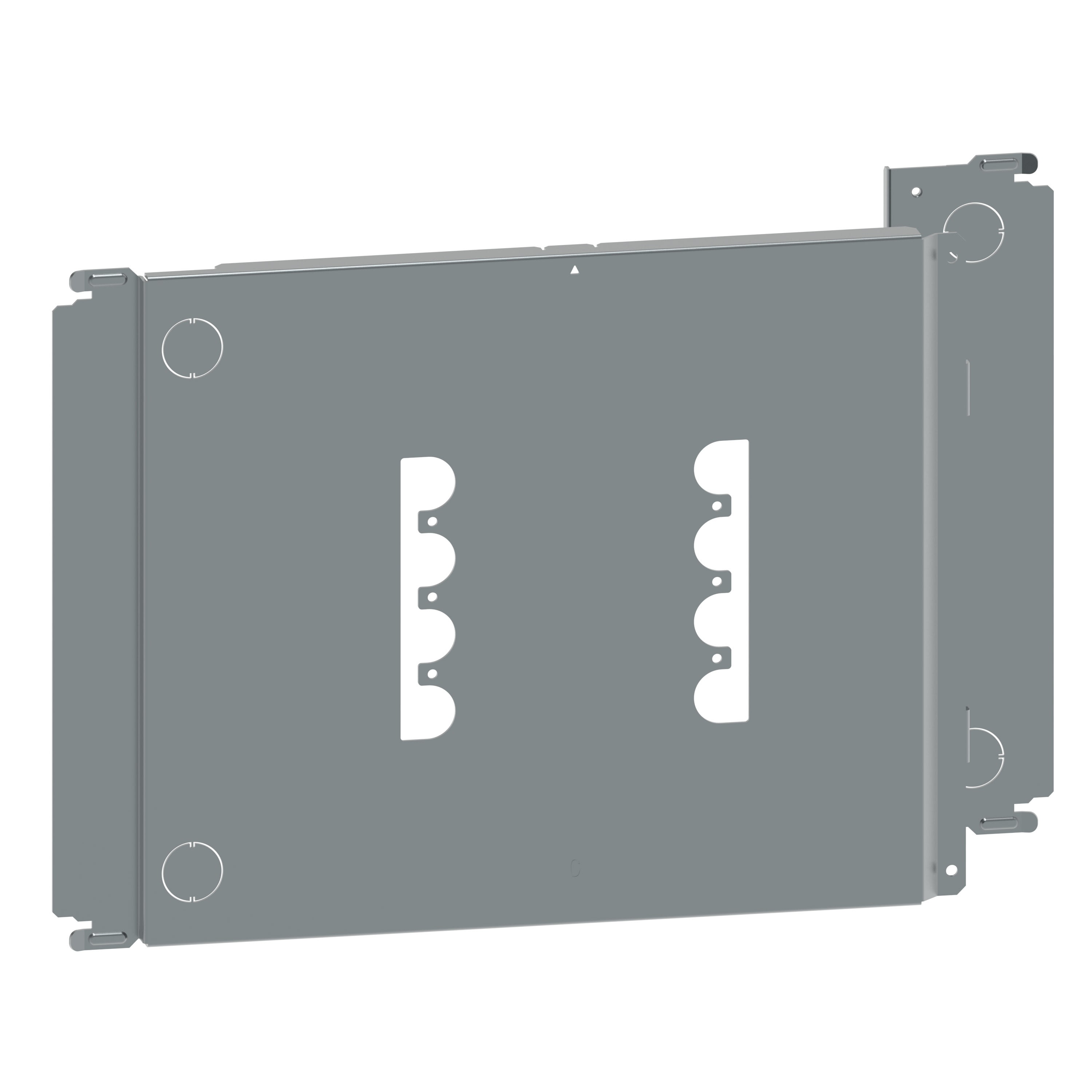 Legrand - Platine Form4 DPX-IS 630 horizontal fixe cde front L600 XL3HP 6300