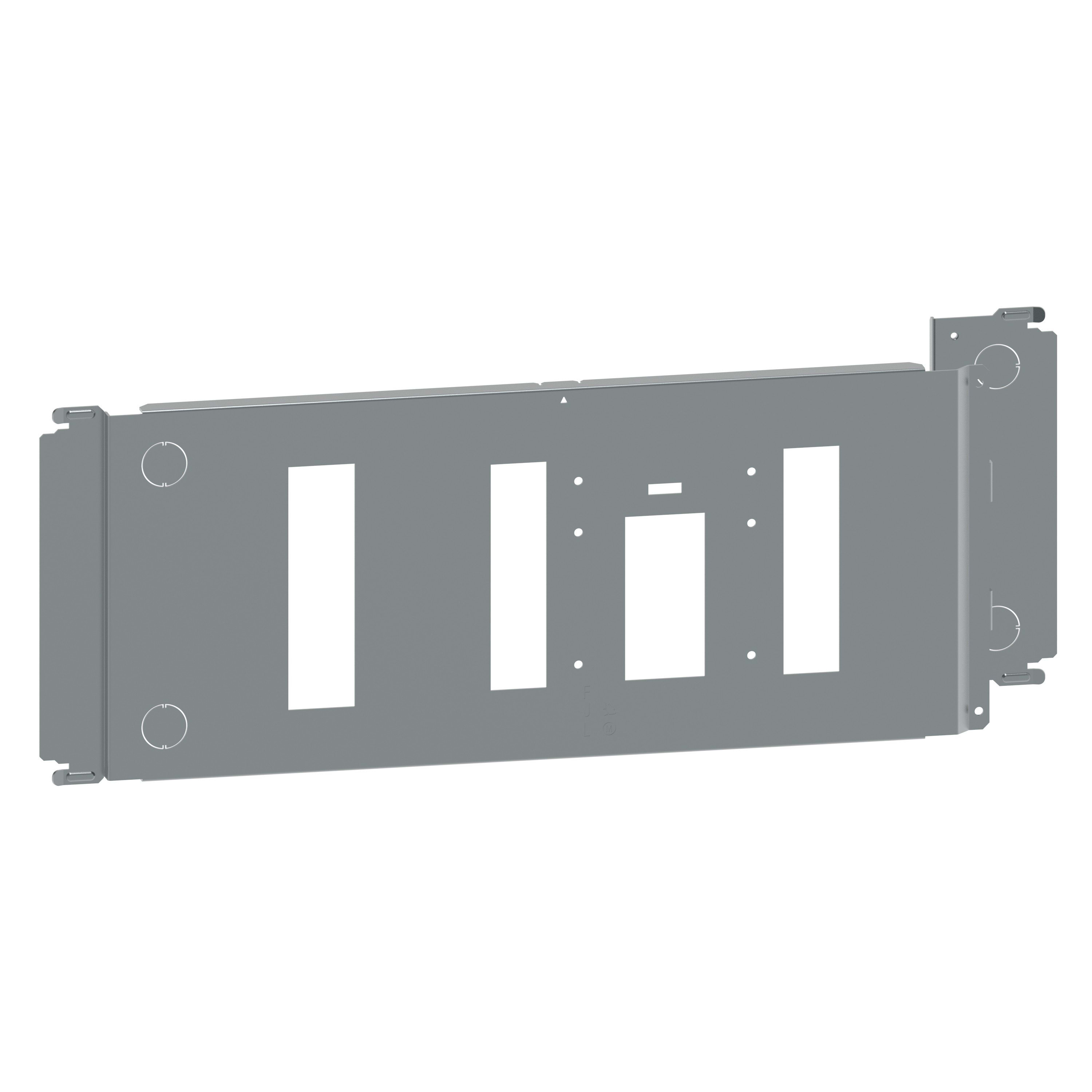 Legrand - Platine Form4 DPX3630 horiz extractible diff avec/sans cde L800 XL3HP 6300