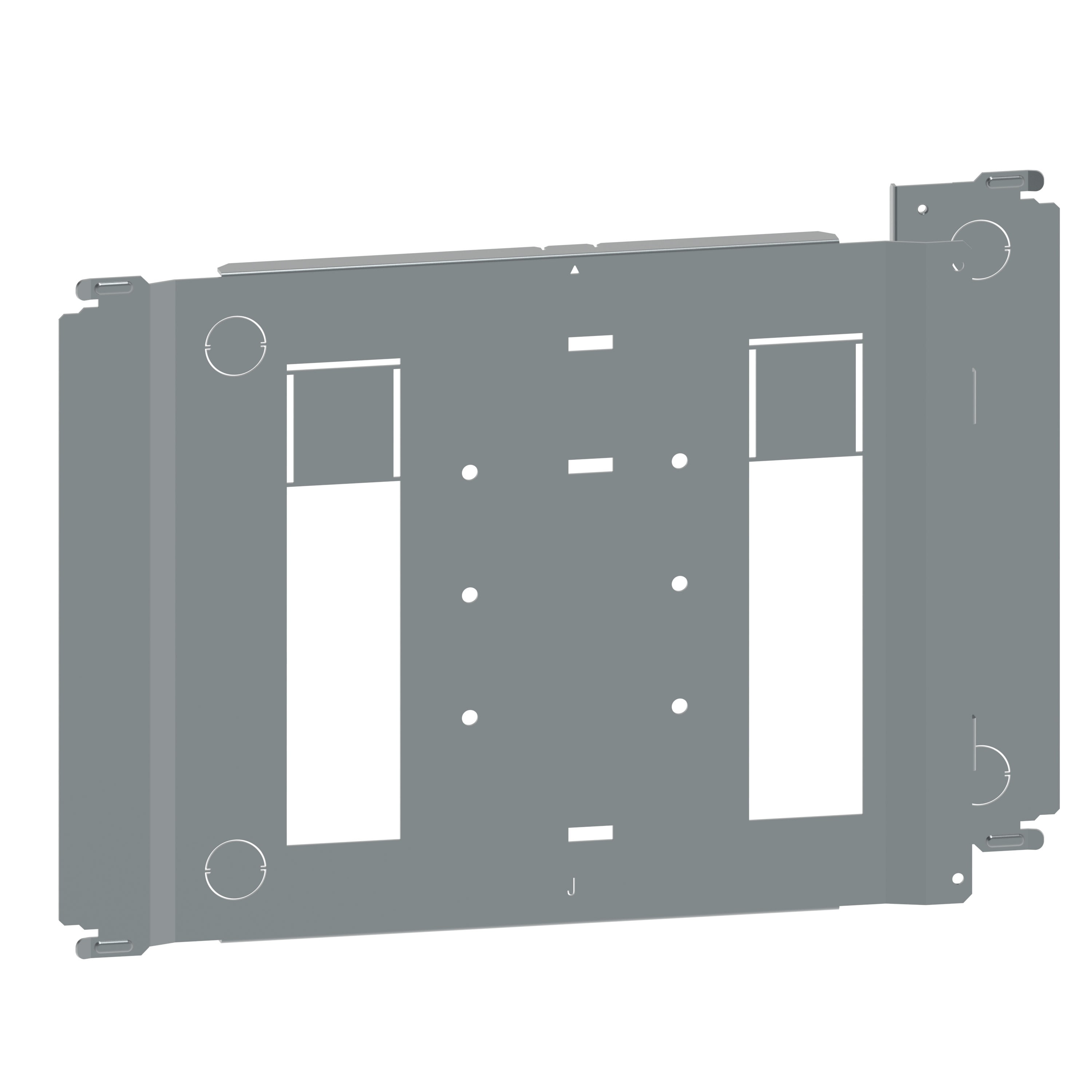 Legrand - Platine Form4 DPX3/DPX-IS1600 horiz fixe prises arriere L600 XL3HP 6300