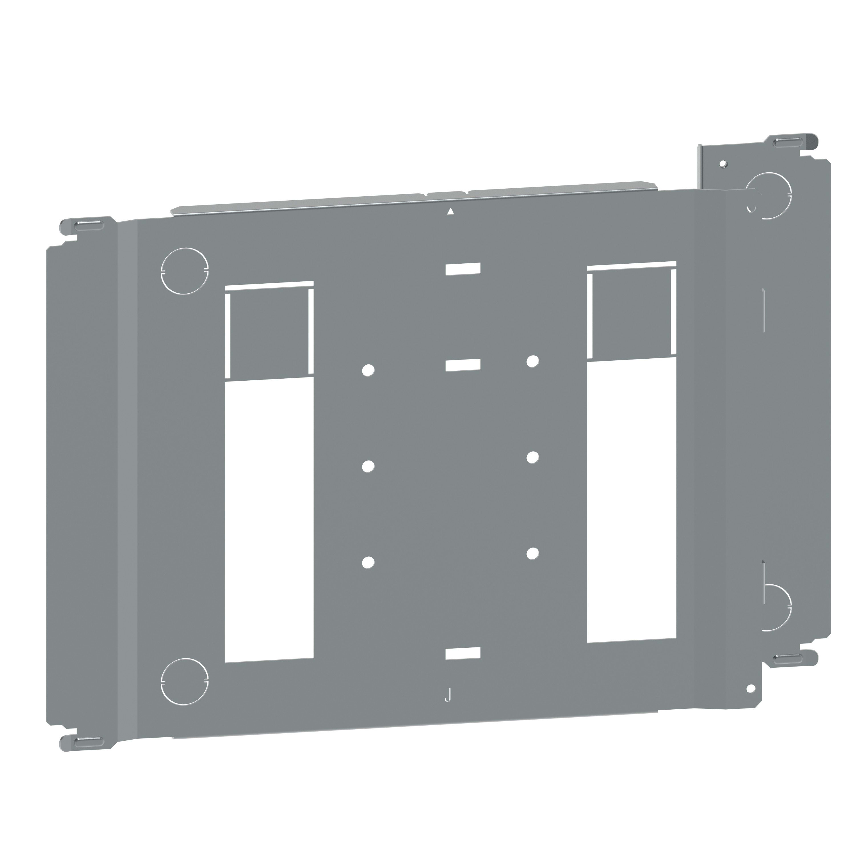 Legrand - Platine Form4 DPX3/DPX-IS1600 horiz fixe prises arriere L600 XL3HP 6300