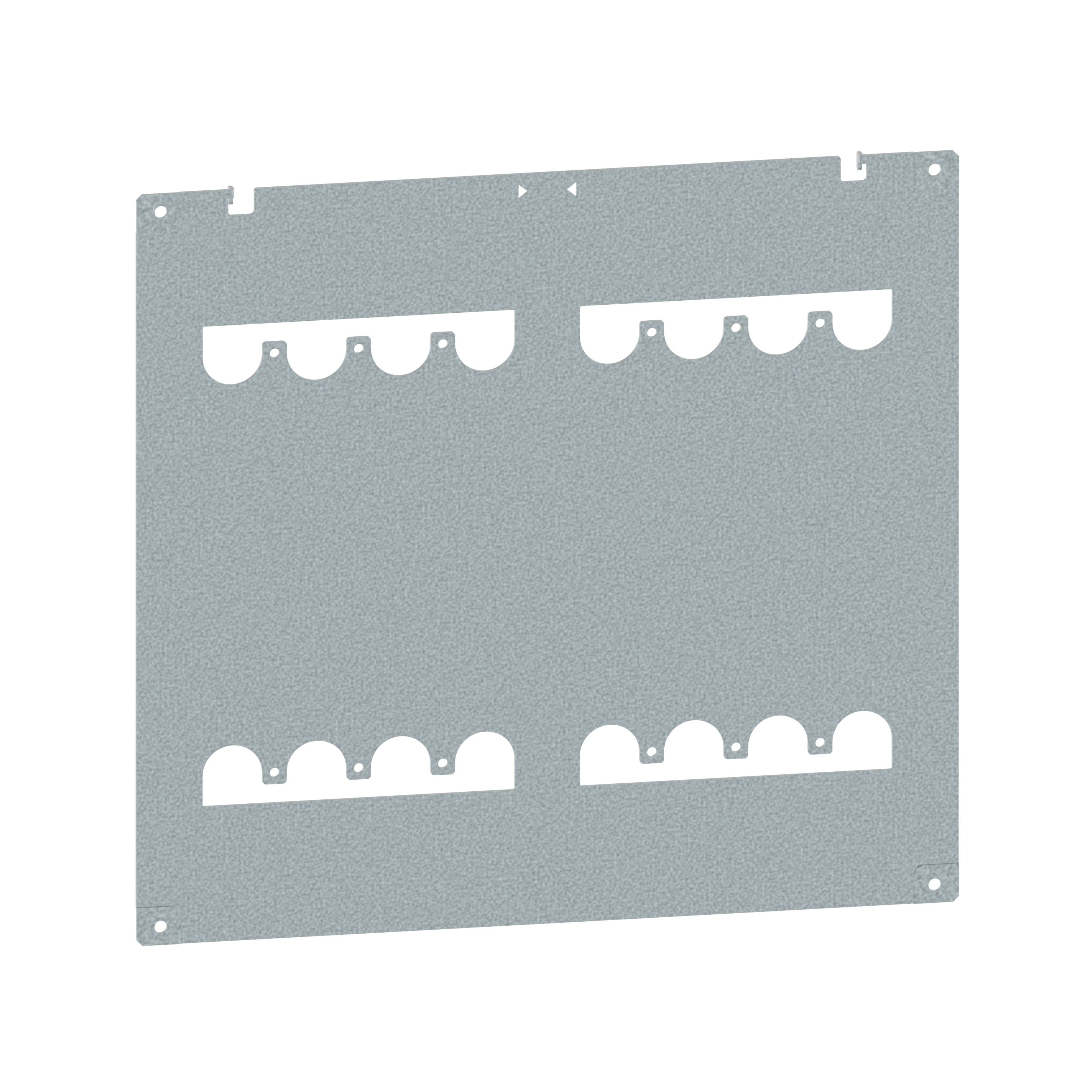 Legrand - Platine 1 ou 2 DPX3630 vertical fixe cde L600/800 XL3HP 6300