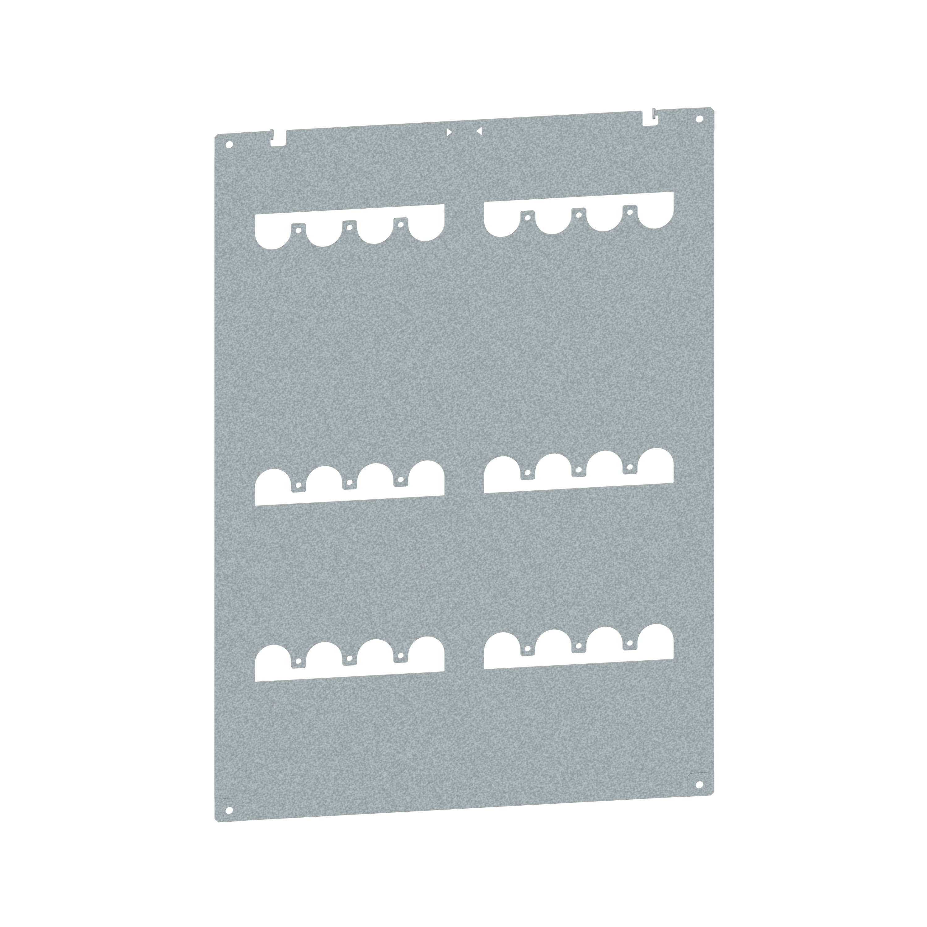 Legrand - Platine 1 ou 2 DPX3630 vertical fixe diff cde L600/800 XL3HP 6300