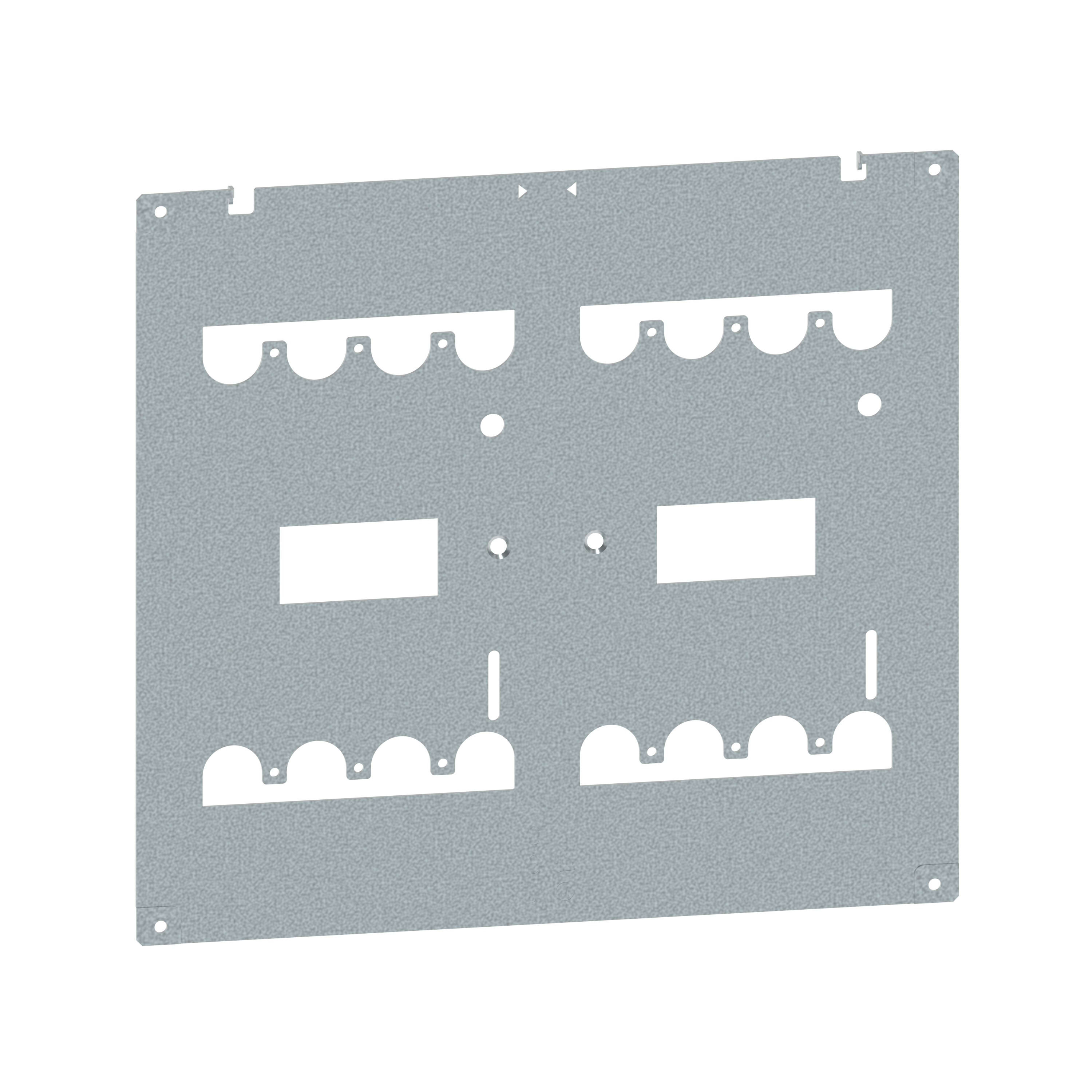Legrand - Platine 2 DPX3630 vertical fixe inverseur source L600 XL3HP 6300