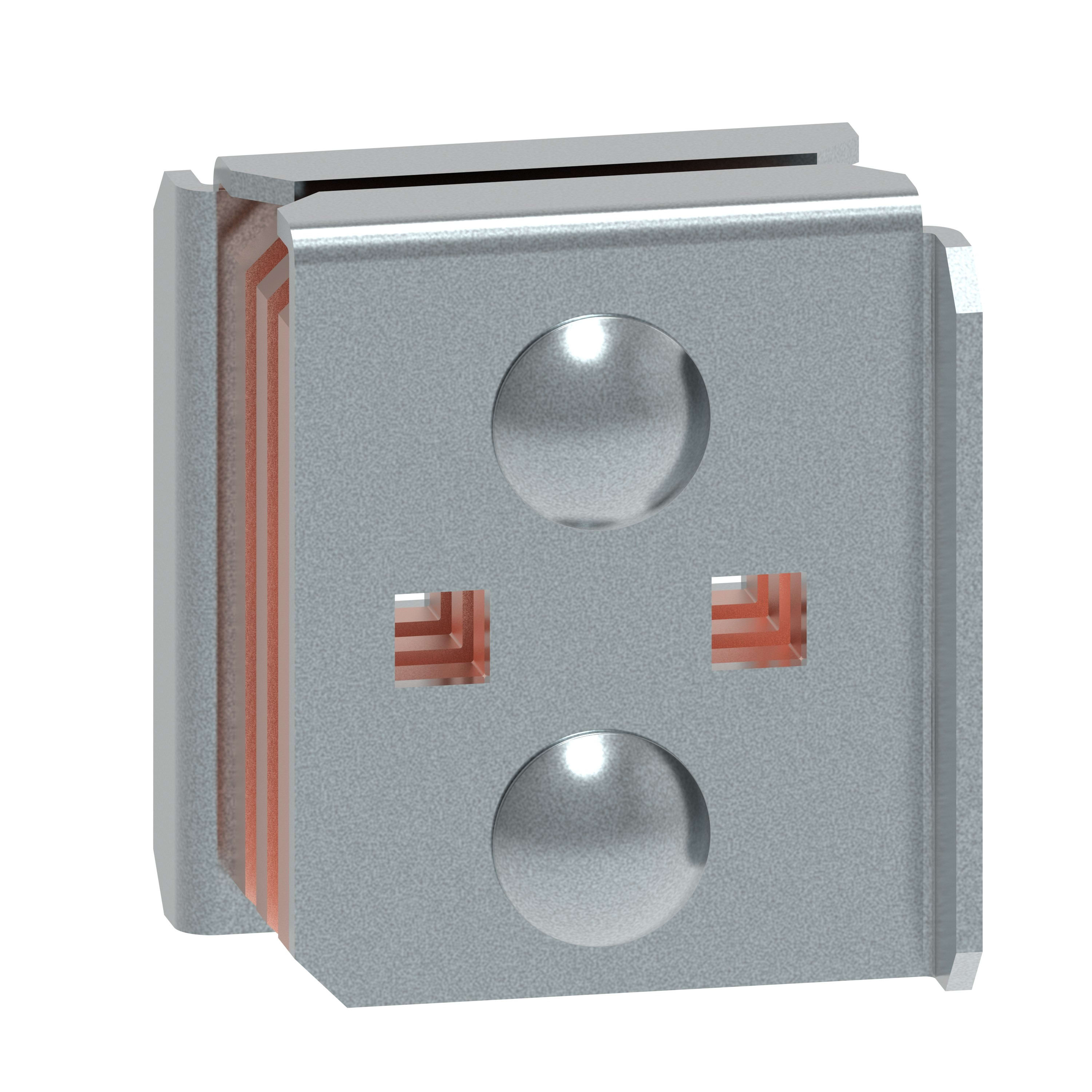 Legrand - Eclisse 2 barres cuivre 63x5mm et 75x5mm XL3HP 6300
