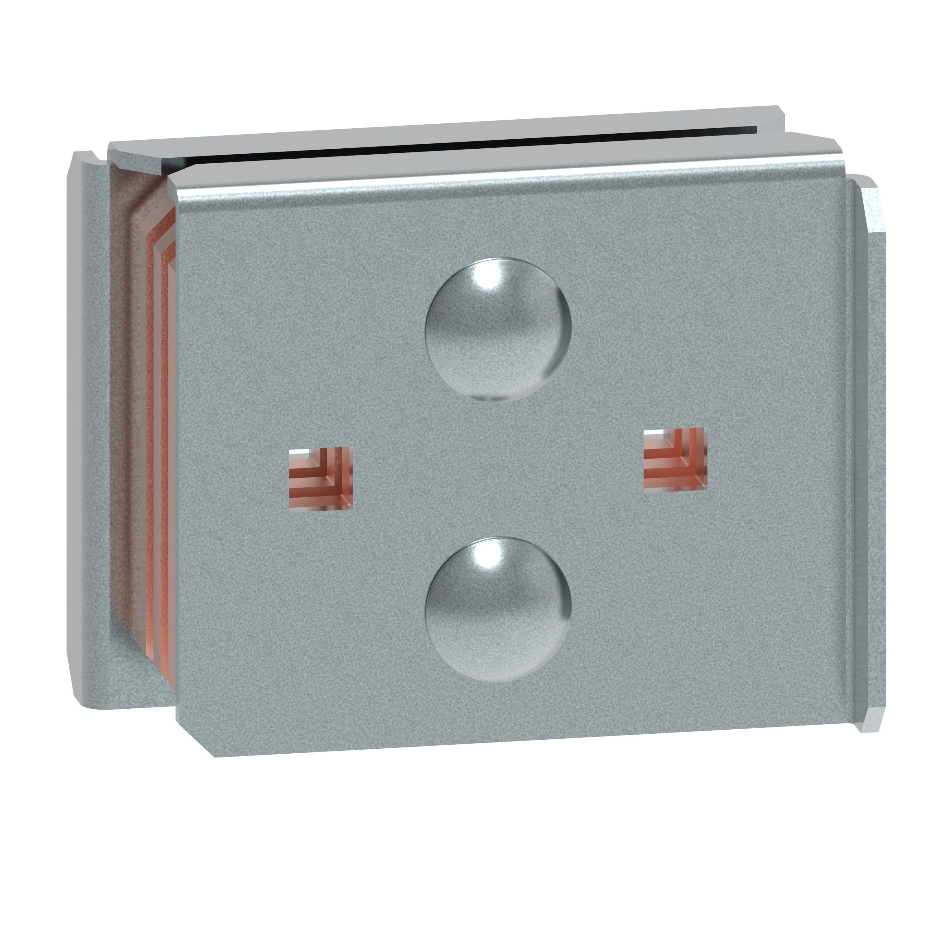 Legrand - Eclisse 2 barres cuivre 80x5mm XL3HP 6300