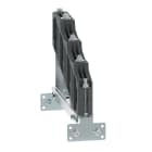 Legrand - Support JDB prof 400mm entraxe 75mm barres Al décalées XL3HP 6300