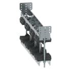 Legrand - Support JDB prof 600mm entraxe 125 barres Cuivre ép 5mm + Al alignées XL3HP 6300