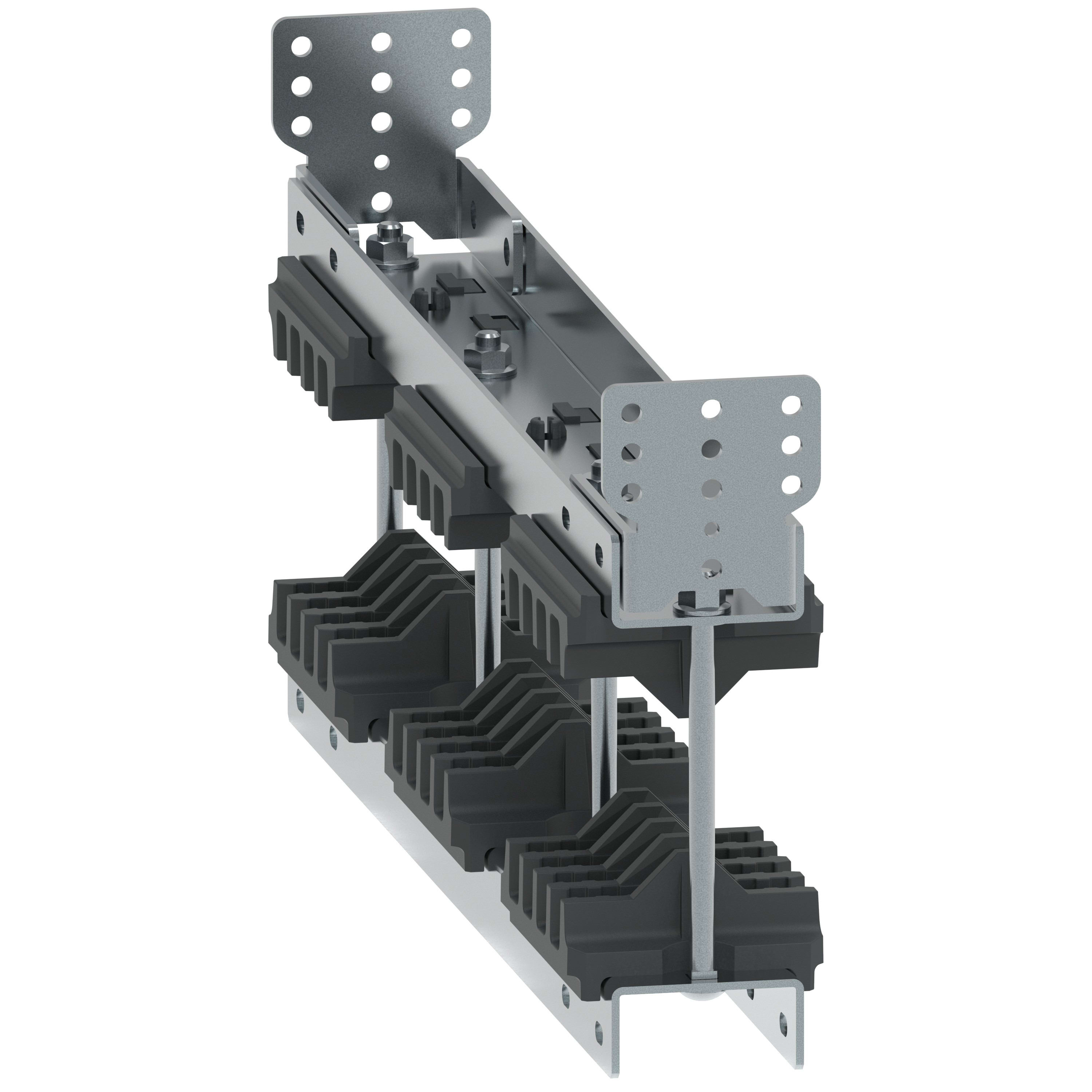 Legrand - Support JDB prof 600mm entraxe 175 barres Cuivre ép. 10mm alignées XL3HP 6300