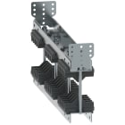 Legrand - Support JDB prof 600mm entraxe 175 barres Cuivre ép. 10mm alignées XL3HP 6300