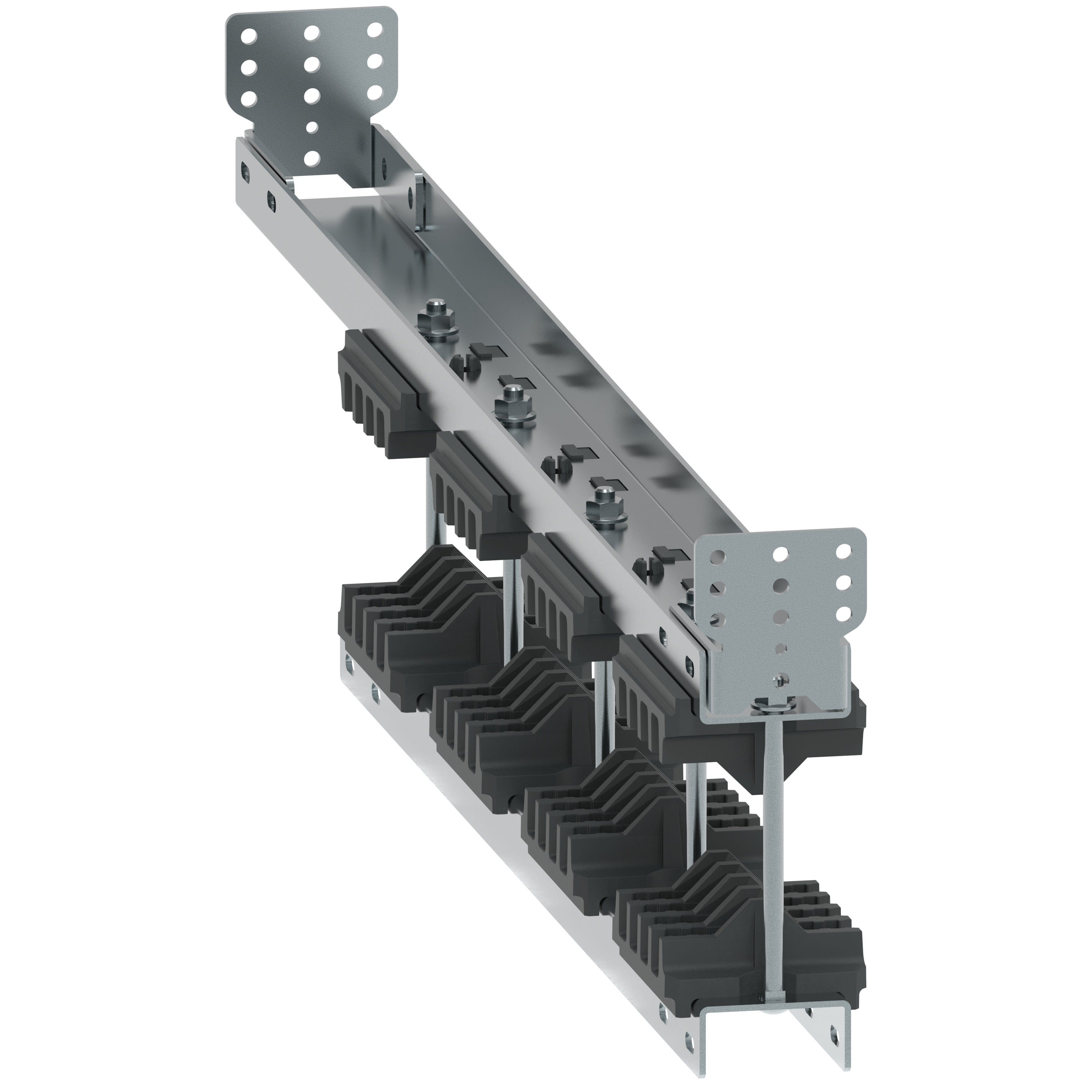 Legrand - Support JDB prof 1000mm entraxe 175 barres Cuivre ép. 10mm alignées XL3HP 6300