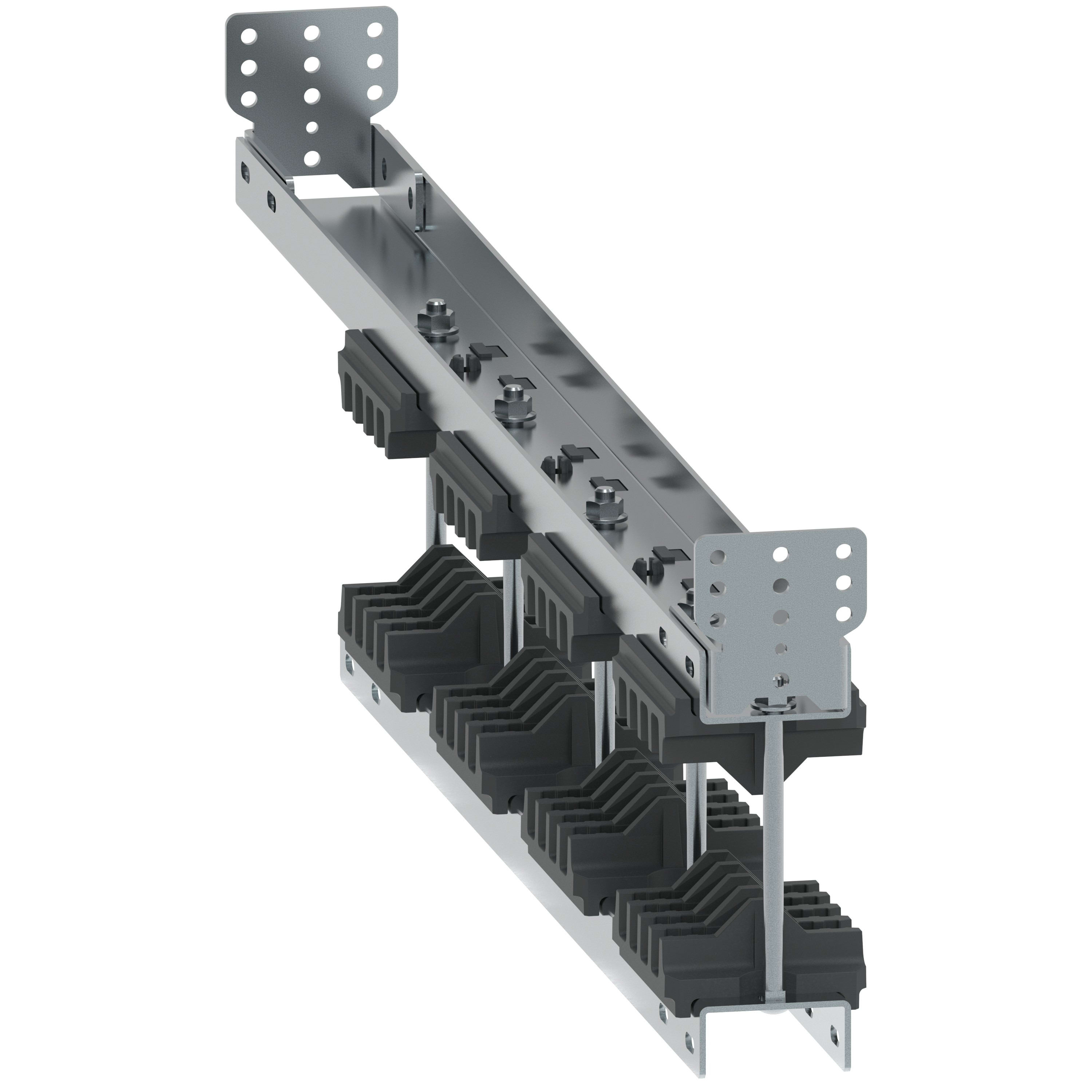 Legrand - Support JDB prof 1000mm entraxe 175 barres Cuivre ép. 10mm alignées XL3HP 6300