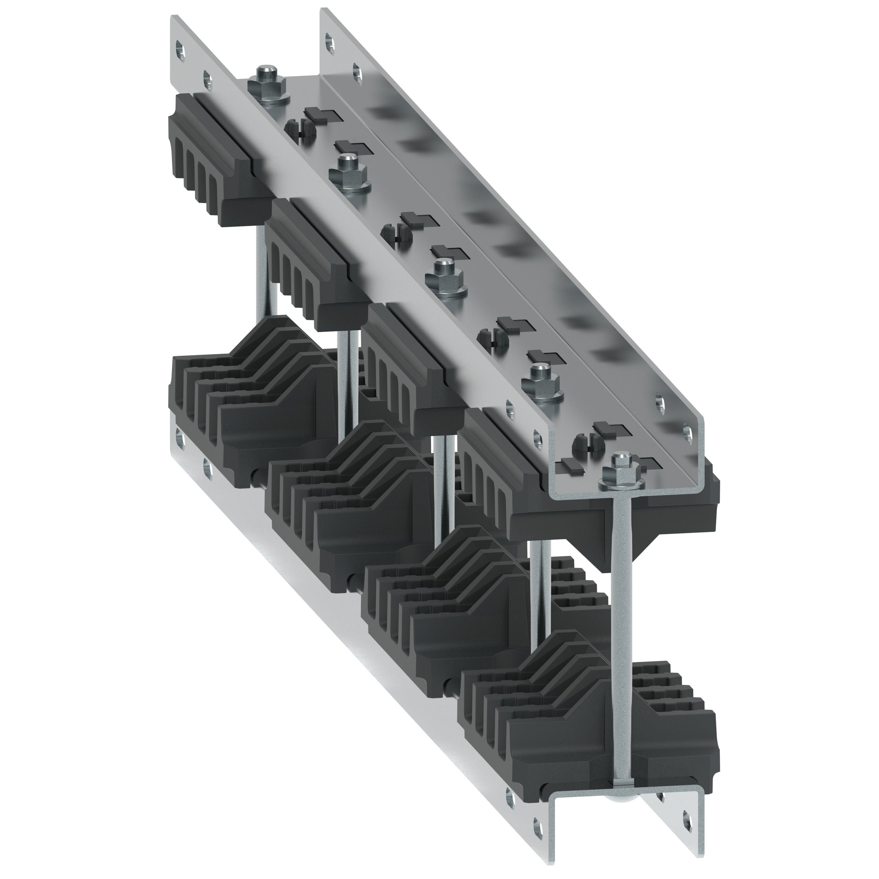 Legrand - Support volant JDB entraxe 175mm barres Cuivre ép 10mm alignées XL3HP 6300