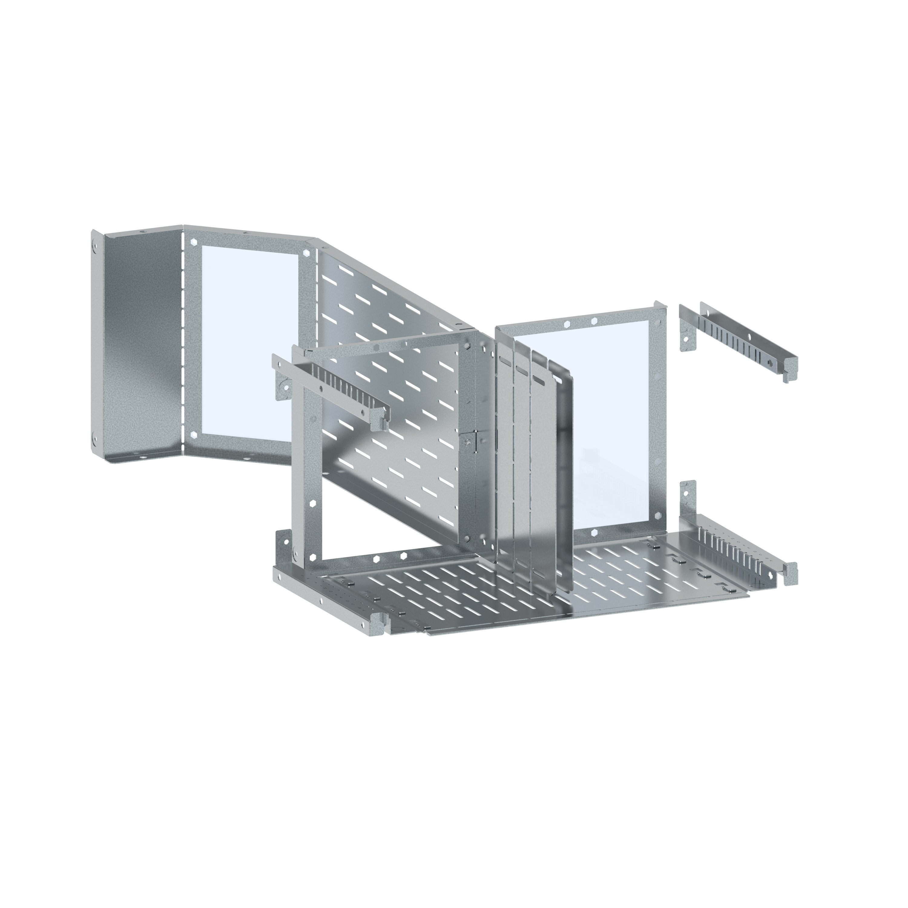 Legrand - Kit pour unité fonctionnelle forme 4 prises arriere H 300mm L 600mm XL3HP 6300