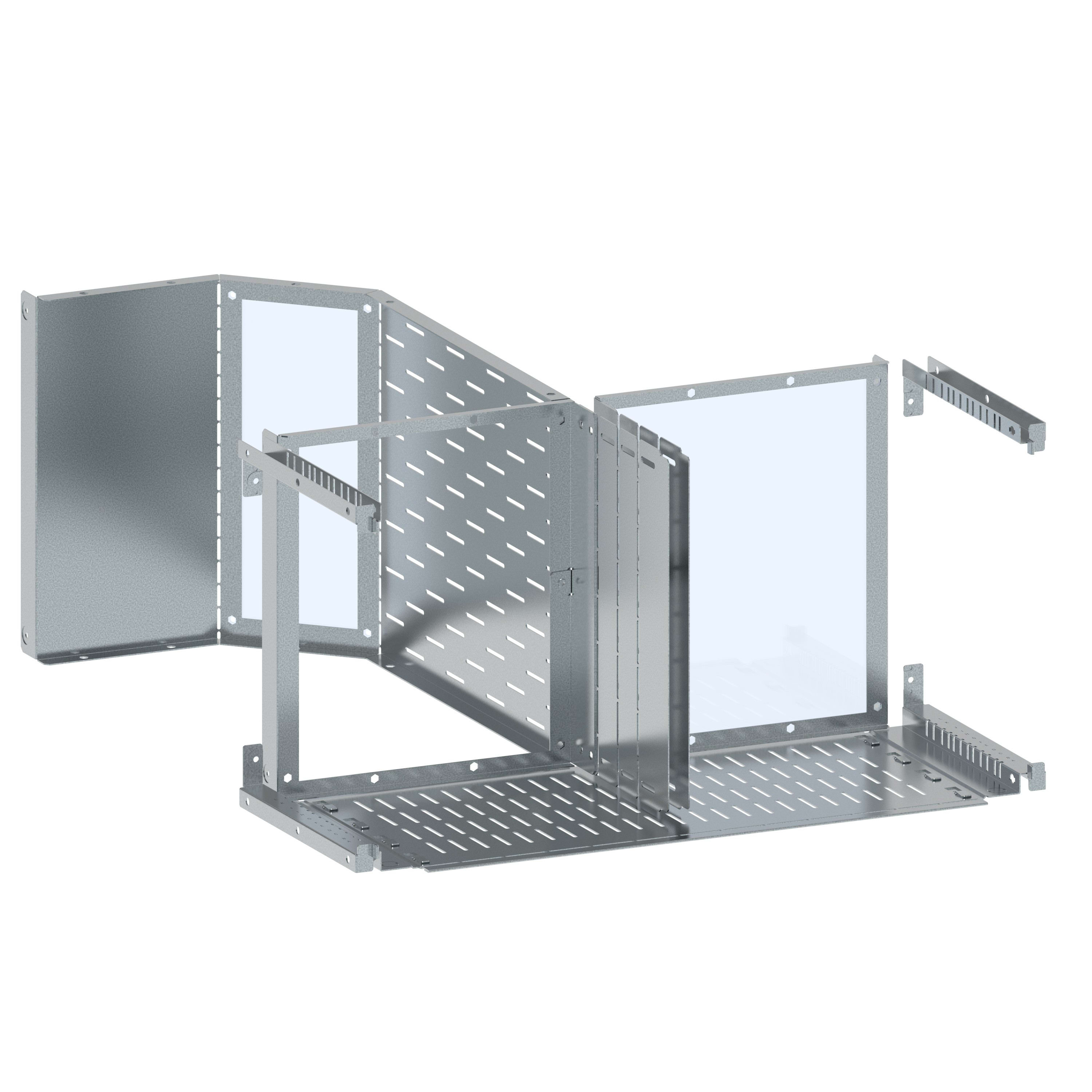 Legrand - Kit pour unité fonctionnelle forme 4 prises arriere H 400mm L 800mm XL3HP 6300