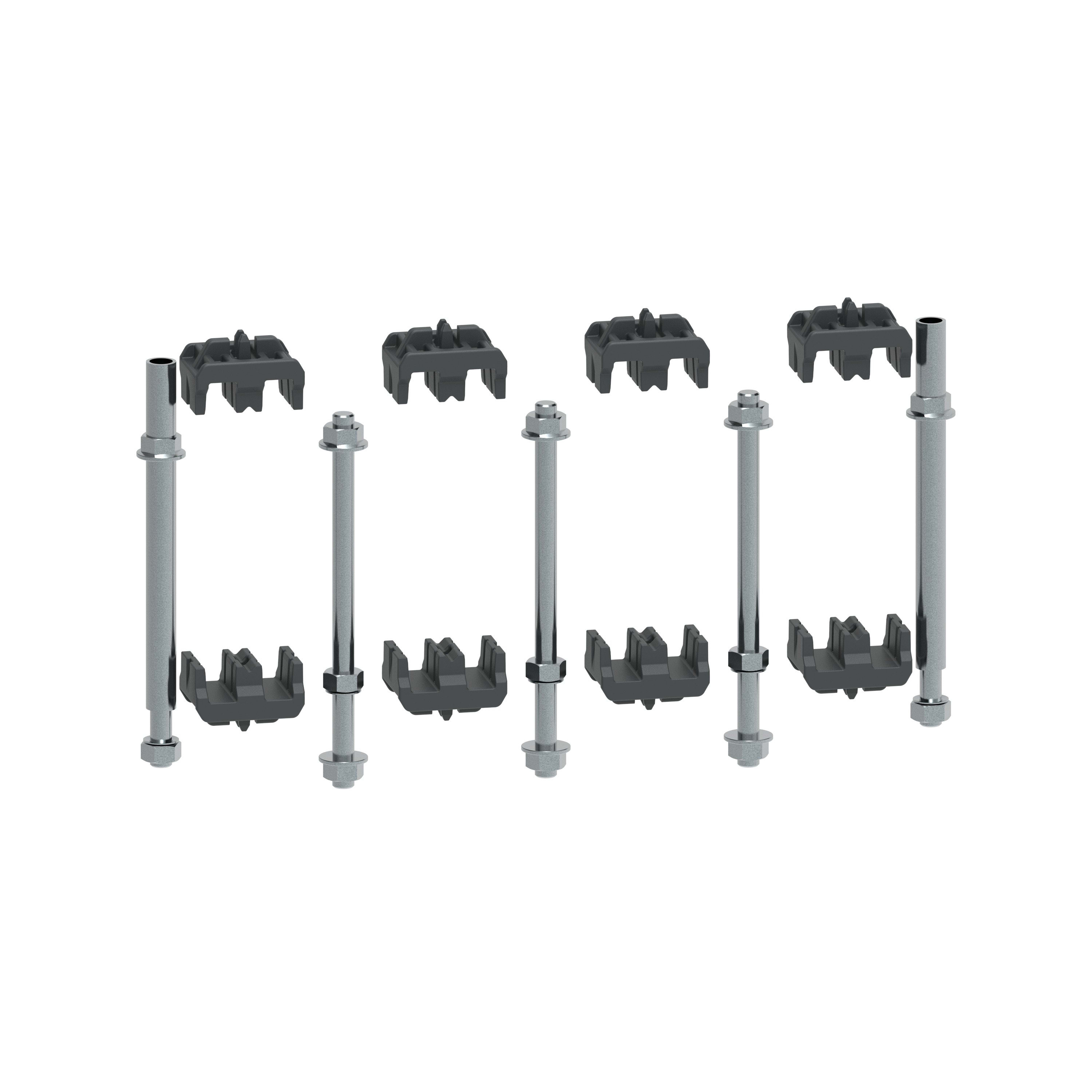 Legrand - Kit visserie barres Cu ép. 10mm H60mm XL3HP 6300