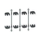 Legrand - Kit visserie barres Cu ép. 10mm H80-120mm XL3HP 6300