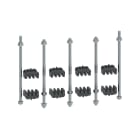 Legrand - Kit visserie barres Cu ép. 5mm H75-125mm XL3HP 6300