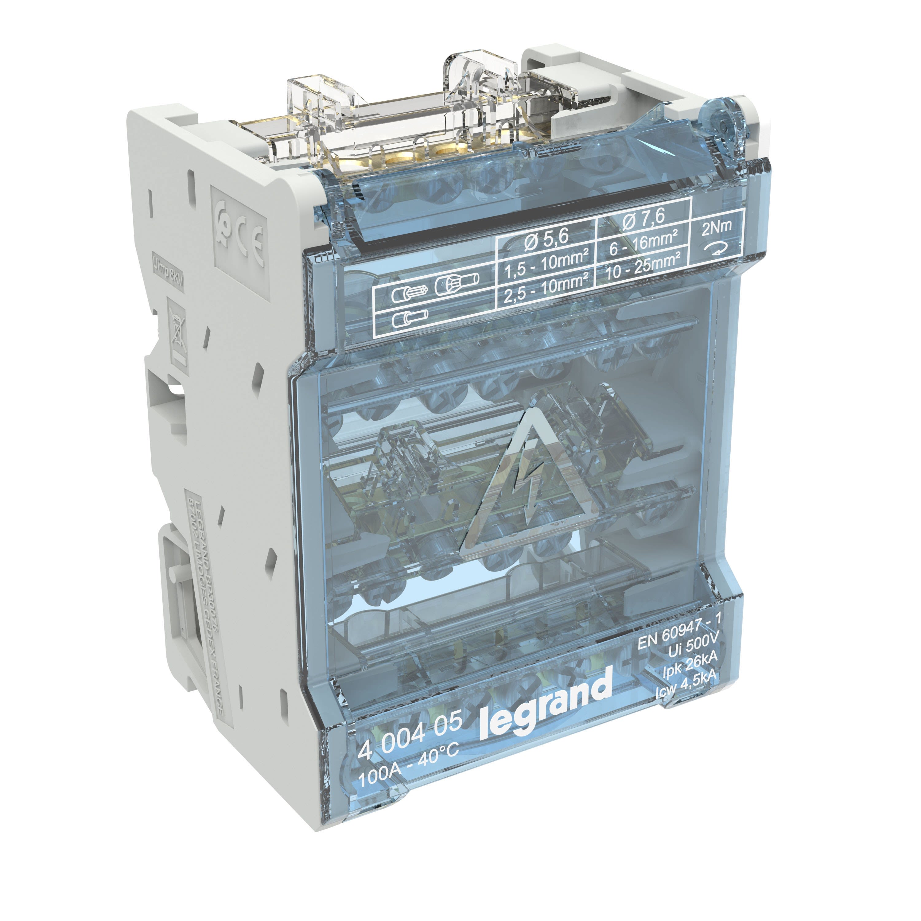 Legrand - Repartiteur modulaire 4P 100A - 4 modules
