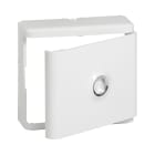 Legrand - Habillage + porte blanche pour platines de branchement Drivia - Blanc RAL9003