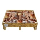 Legrand - Barres cuivre plieés racc aval DMX3 inv débro taille1 jeu barre alu 2barres/pôle