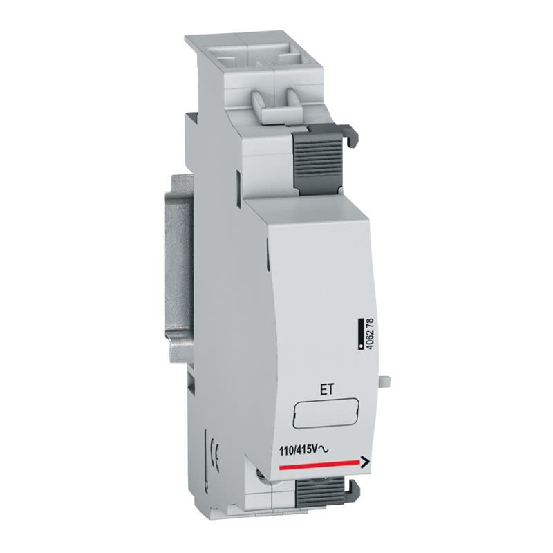 Legrand - Déclencheur à émission de tension (ET) DX3 - 110V~ à 415V~ et 110V= à 415V=
