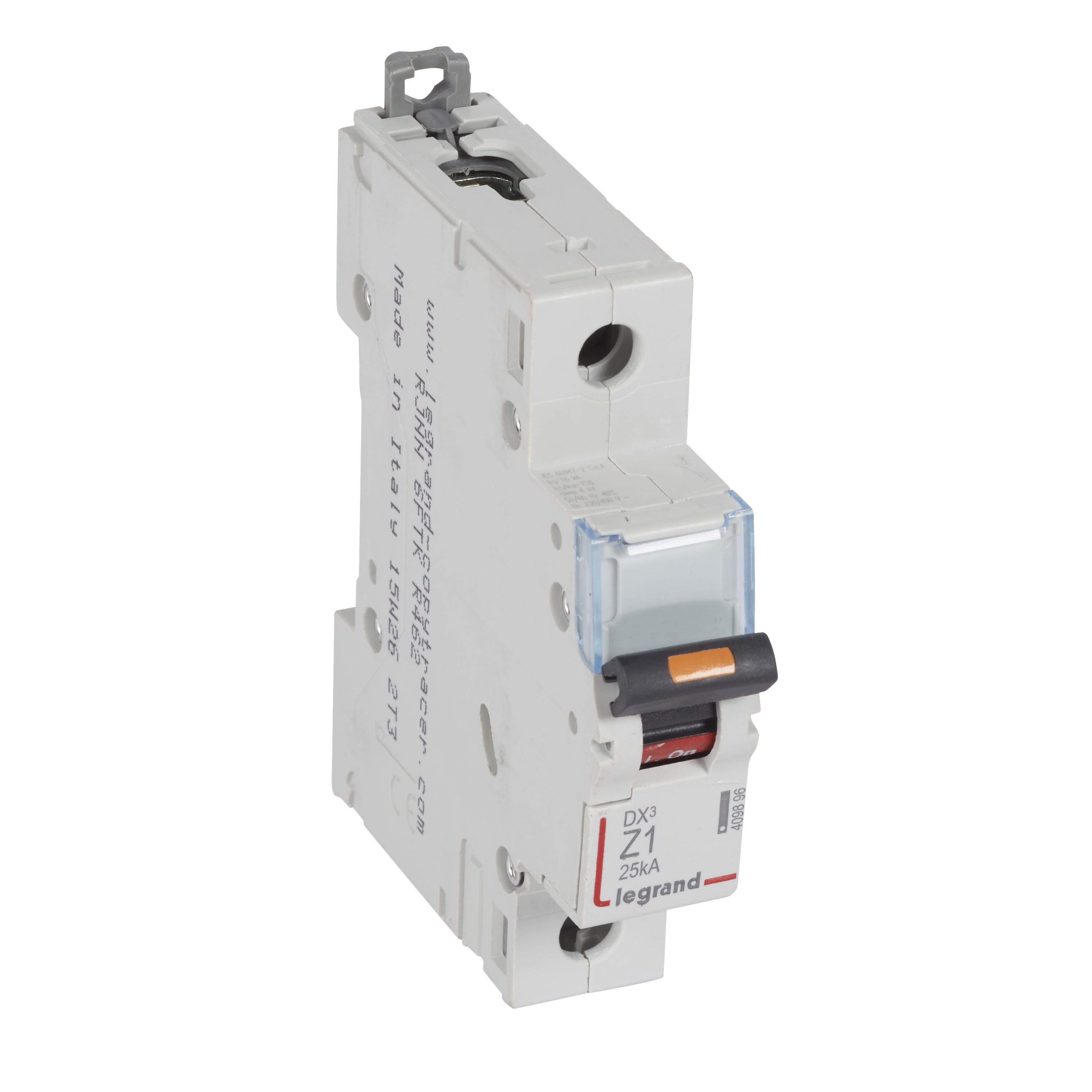 Legrand - Disjoncteur DX3 25kA arrivée haute/départ bas vis 1P 1A - courbe Z - 1 mod
