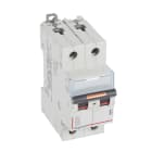 Legrand - Disjoncteur DX3 25kA arrivée haute/départ bas vis 2P 2A - courbe Z - 2 mod