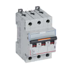 Legrand - Disjoncteur DX3 25kA arrivée haute/départ bas vis 3P 10A - courbe Z - 3 mod