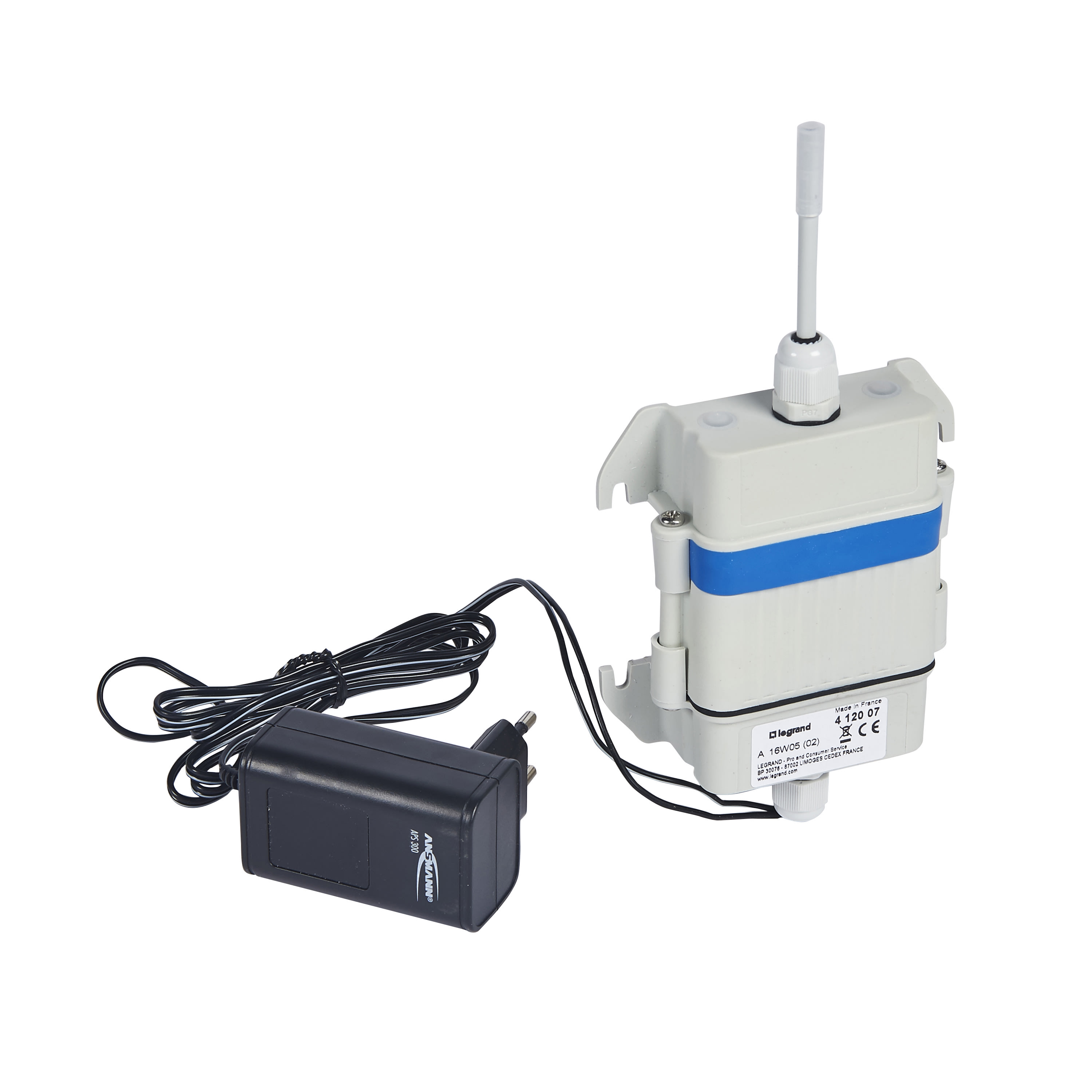 Legrand - Repeteur radio des impulsions compteur gaz et eau pour ecocompteur IP412000