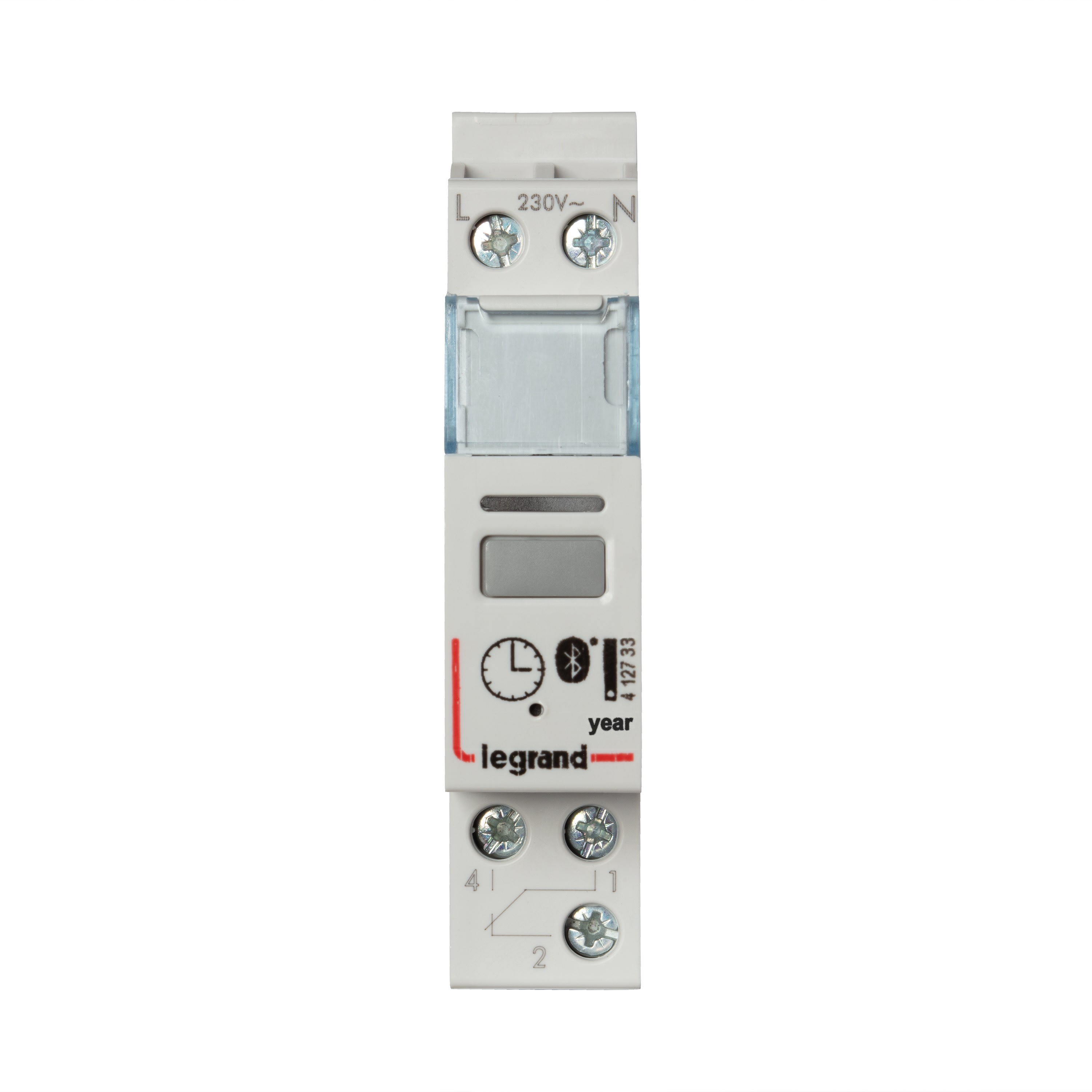 Legrand - Interrupteur horaire astro annuel Bluetooth sans écran 230V~ - 1 sortie 16A