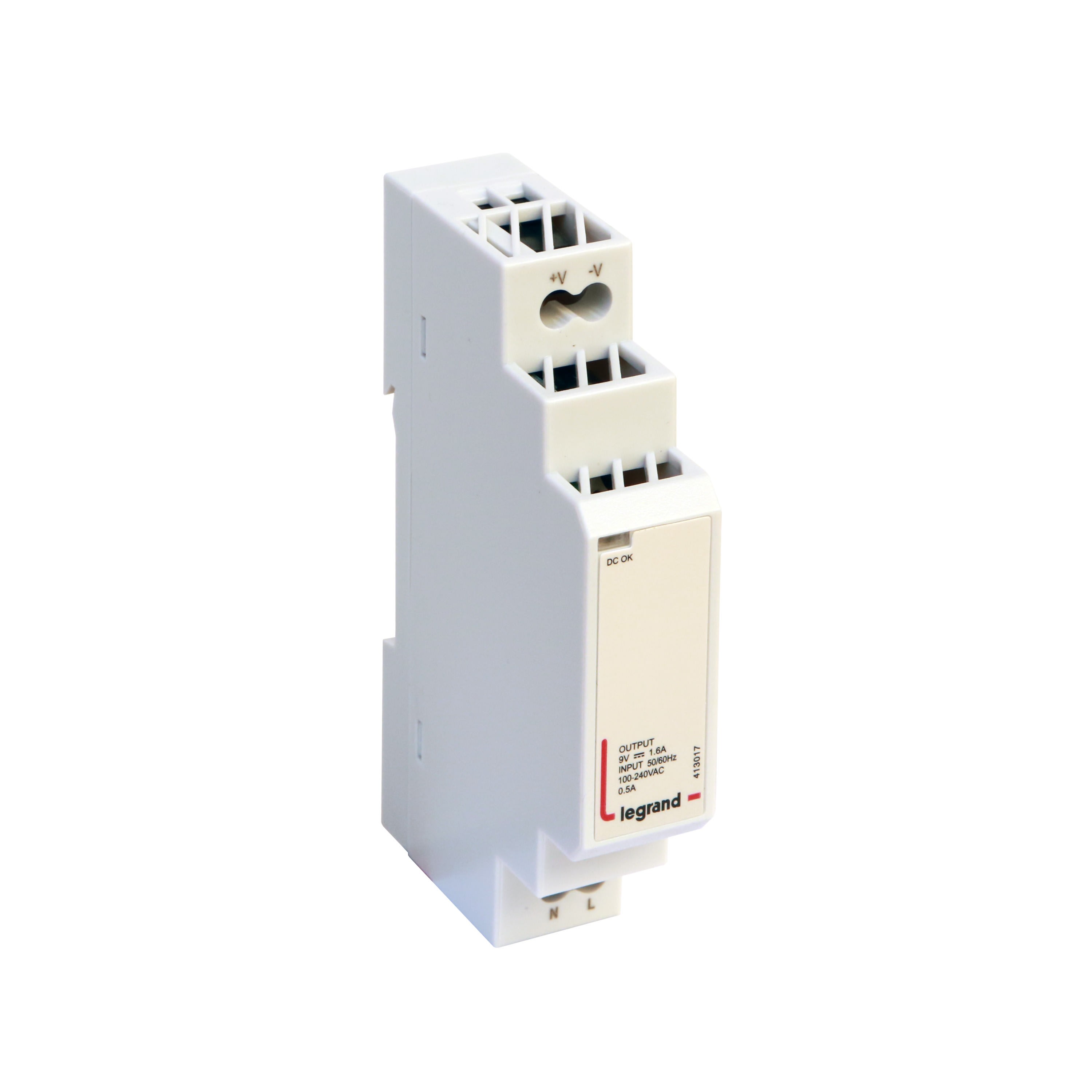 Legrand - Alimentation modulaire 9V= 1,6A pour coffrets multimédia - 1 module