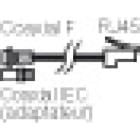 Legrand - Cordon coaxial avec embout coaxial et embout RJ45 - longueur 2m