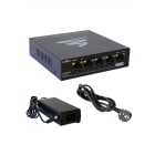 Legrand - Switch Gigabit PoE 5 ports avec cordon alimentation