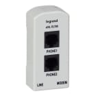 Legrand - Repartiteur modulaire telephonique ADSL 3 sorties - 2 modules