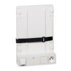Legrand - Support box opérateur ADSL/fibre avec 1x2P+T + 4 cordons de liaison box/coffret