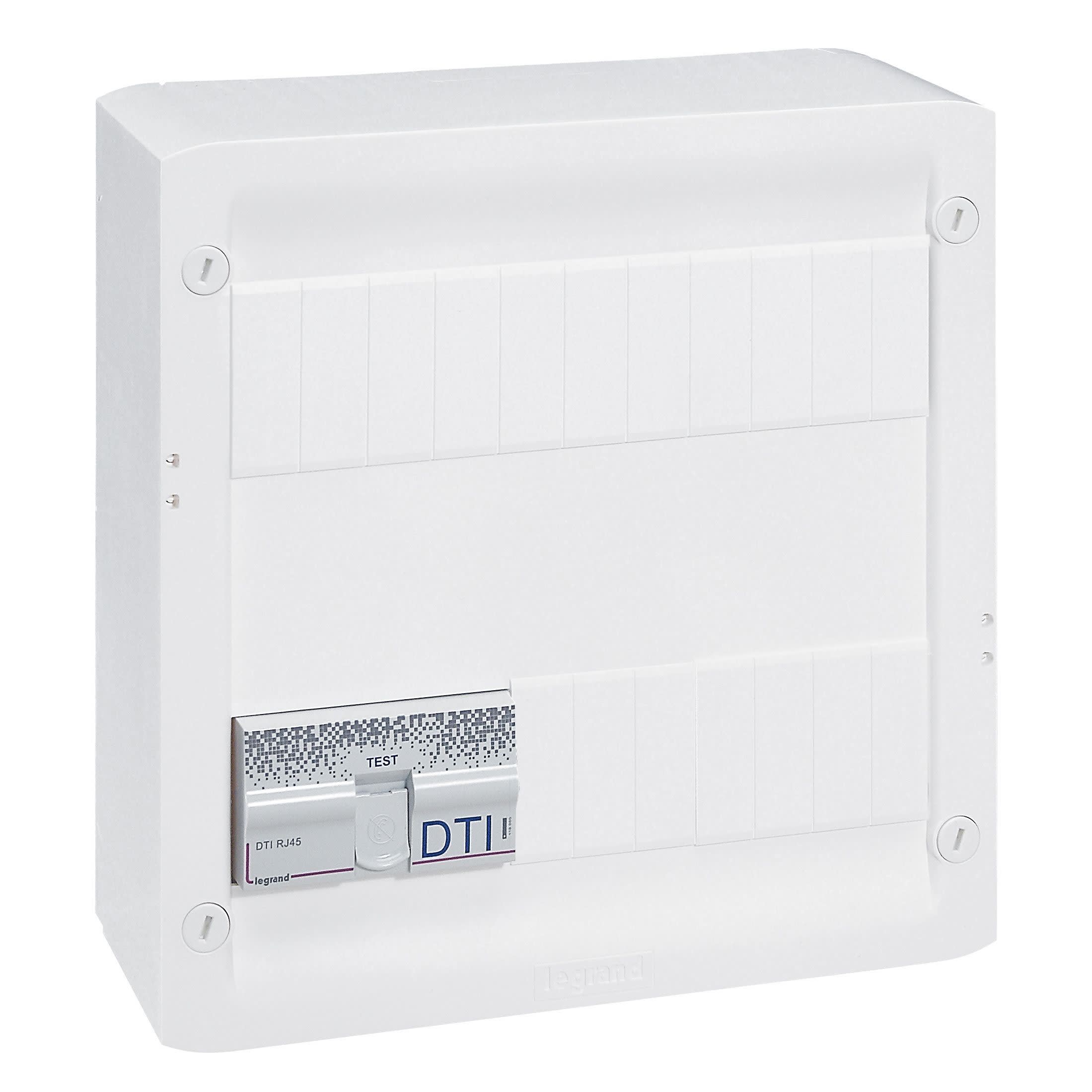 Legrand - Coffret de communication basique 6 RJ 45 grade 3TV pour logements collectifs