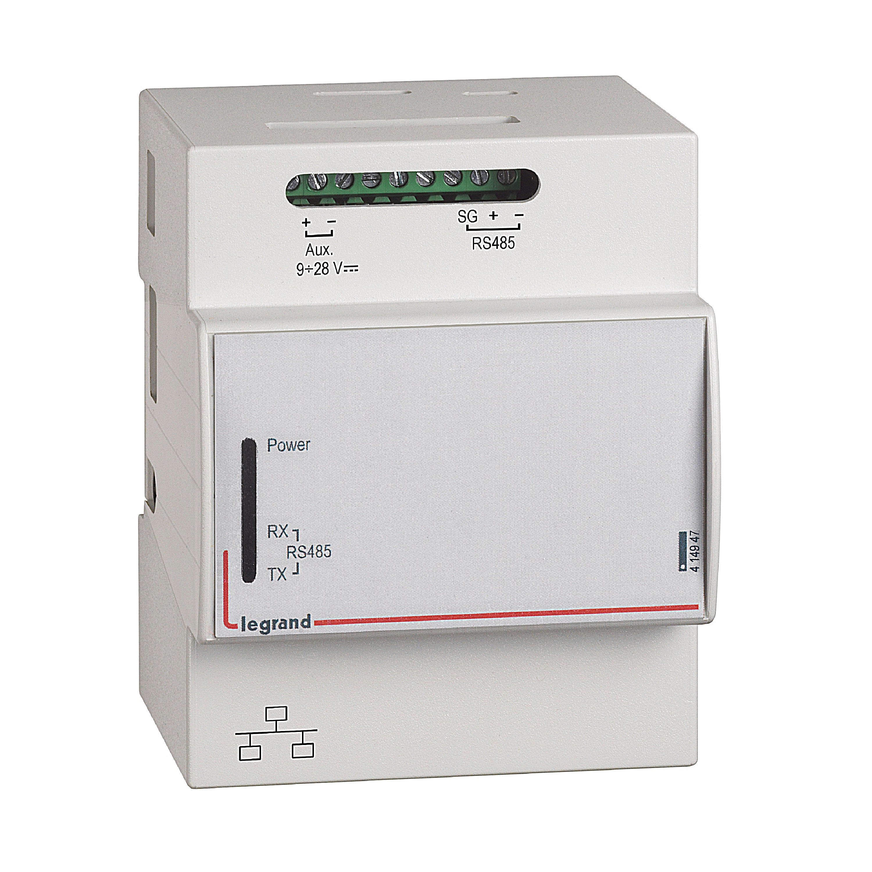 Legrand - Energie Serveur Web pour consultation à distance - 10 adresses MODBUS/compteurs
