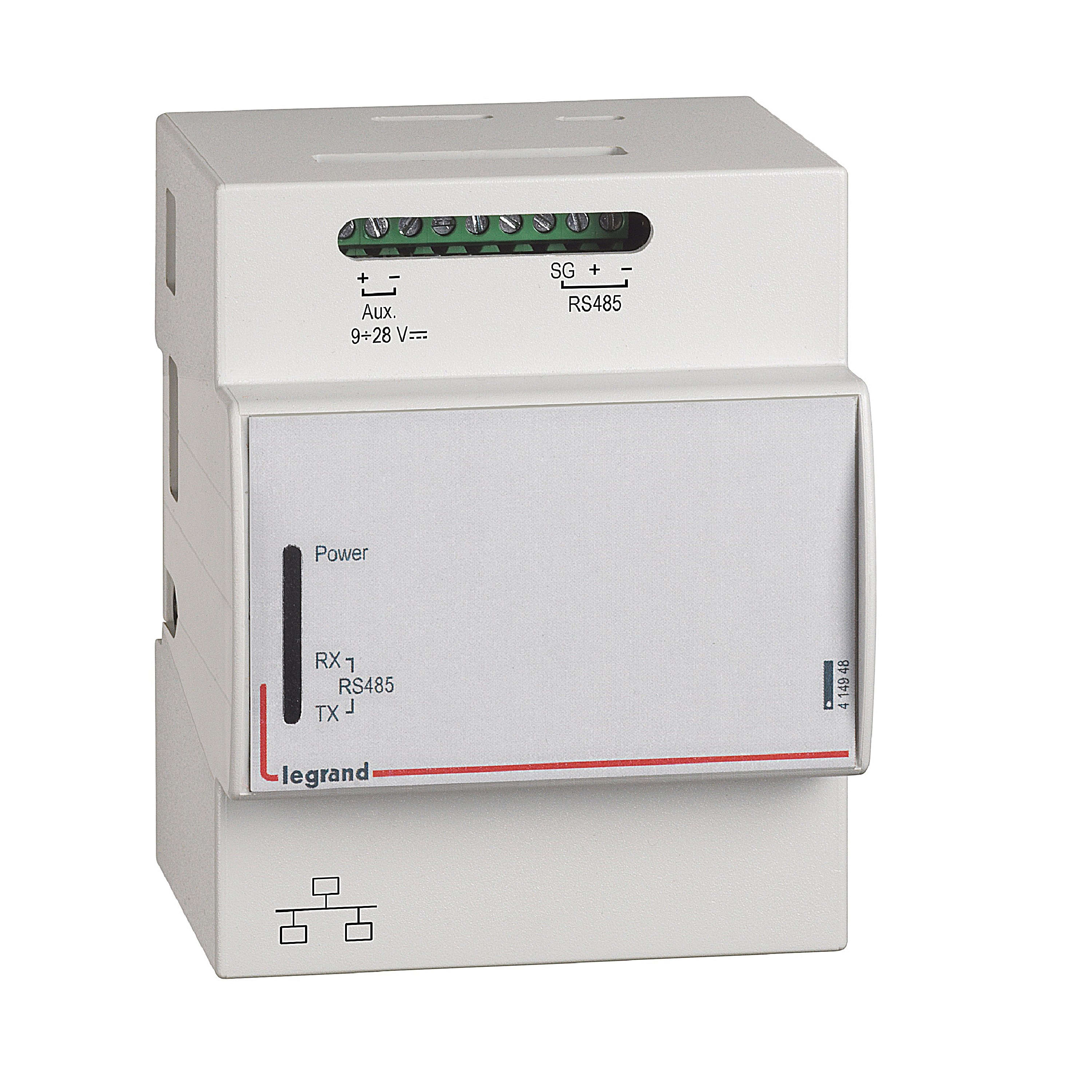 Legrand - Energie Serveur Web pour consultation à distance - 32 adresses MODBUS/compteurs