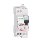 Legrand - Disj. DX3 STOP ARC 4500 6kA arrivée auto/sortie à vis 1P+N 10A courbe C -2 mod