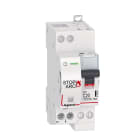 Legrand - Disj. DX3 STOP ARC 4500 6kA arrivée auto/sortie à vis 1P+N 20A courbe C -2 mod