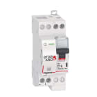 Legrand - Disj. DX3 STOP ARC 4500 6kA arrivée/sortie à vis 1P+N 230V~ 16A courbe C -2 mod