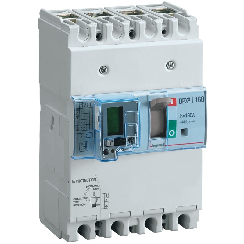 Legrand - Interrupteur à déclenchement libre DPX3-I160 - 4P avec différentiel - 160A